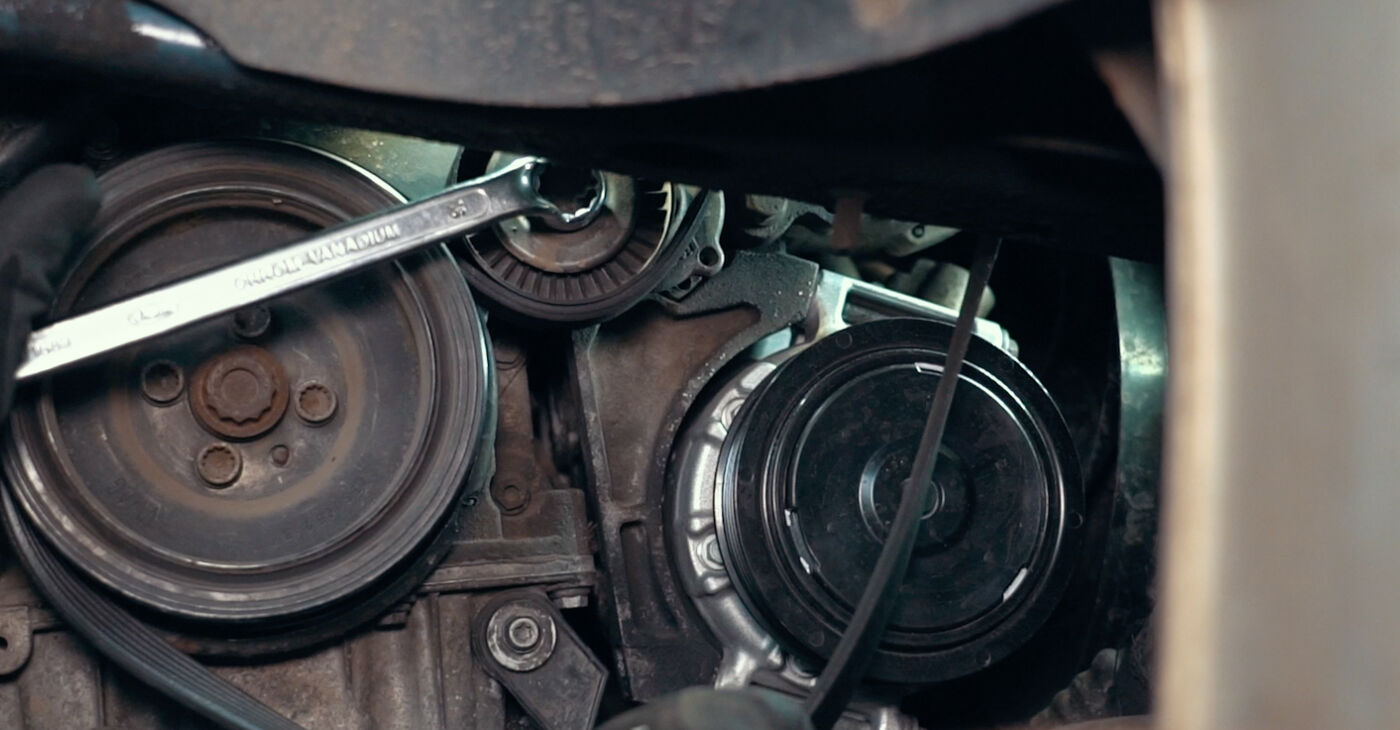 How To Change Serpentine Belt Tensioner Pulley On A Car Replacement 