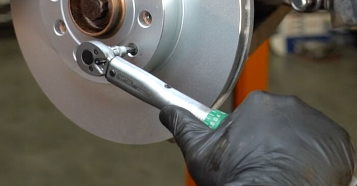 Changing Brake Discs on AUDI A3 Convertible (8P7) 1.6 TDI 2011 by yourself
