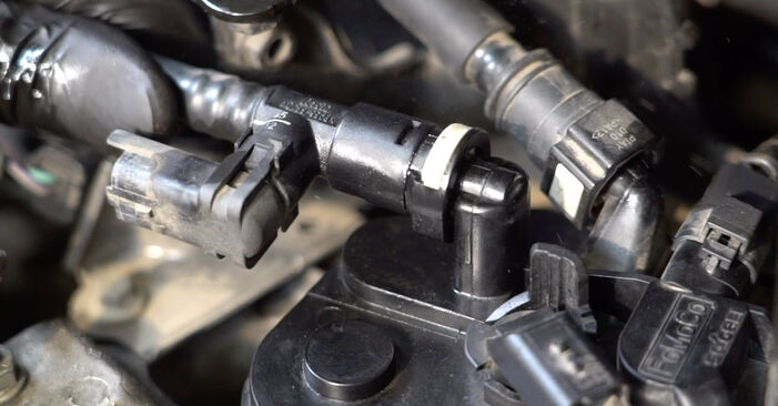 Cómo reemplazar Filtro de Combustible en un FORD KA+ Hatchback (UK, FK) 1.2 Ti-VCT 2015 - manuales paso a paso y guías en video