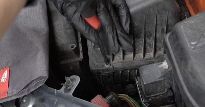 Wie lange braucht der Teilewechsel: Luftfilter am Peugeot RCZ Coupe 2012 - Einlässliche PDF-Wegleitung