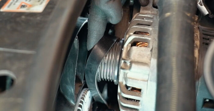 VW PASSAT Klinovy zebrovany remen návod na výměnu, krok po kroku.