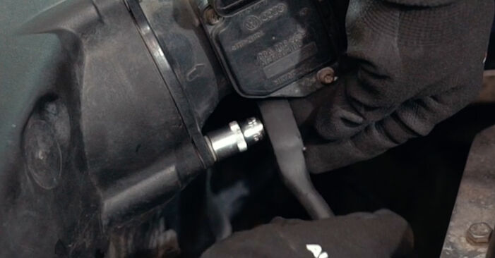 Cómo reemplazar Caudalímetro en un SEAT Leon Hatchback (1M1) 2004: descargue manuales en PDF e instrucciones en video