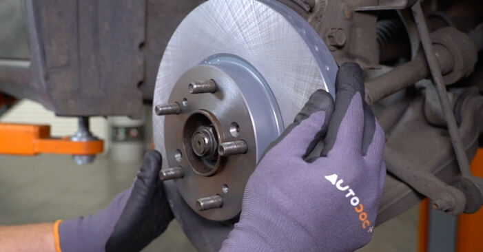 How to replace Brake Discs on HONDA CIVIC IX Saloon (FB, FG) 2016: download PDF manuals and video instructions