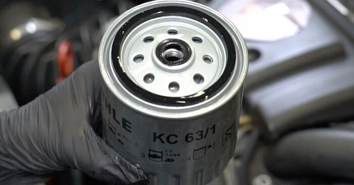 How to remove MERCEDES-BENZ T1 310 D 2.9 1981 Fuel Filter - online easy-to-follow instructions
