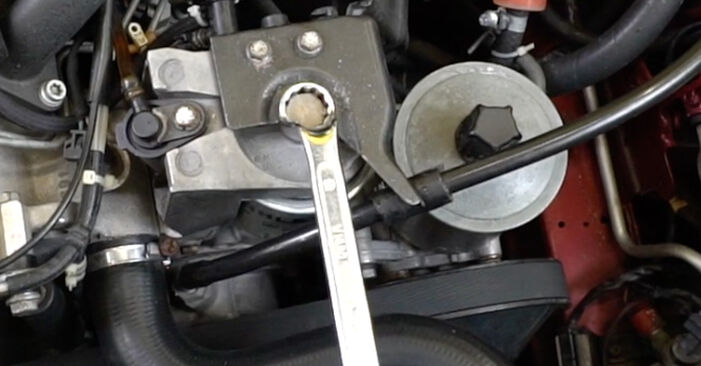 Mercedes Vario Pritsche 613 D, 614 D (668.321, 668.322, 668.323) 1998 Kraftstofffilter wechseln: Gratis Reparaturanleitungen