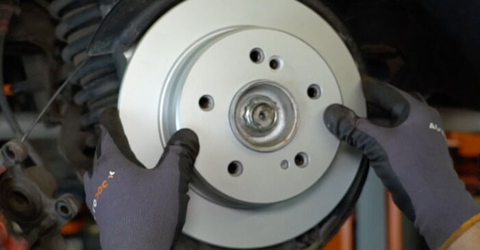 How to replace Brake Discs on MERCEDES-BENZ W124 Coupe (C124) 1992: download PDF manuals and video instructions
