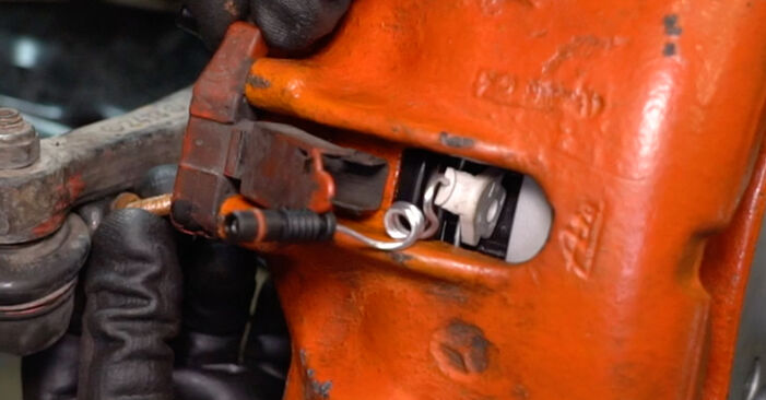 Replacing Brake Caliper Repair Kit on Mercedes S124 1995 E 250 2.5 Turbo Diesel (124.186) by yourself