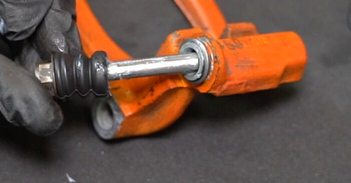 Wie schmierig ist es, selber zu reparieren: Bremssattel Reparatursatz beim Mercedes C124 E 220 2.2 (124.042) 1994 wechseln – Downloaden Sie sich Bildanleitungen