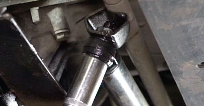 Cómo quitar Rotula Axial De Direccion en un MERCEDES-BENZ 124 SERIES 200 D 2.0 (124.120) - instrucciones online fáciles de seguir