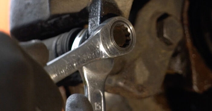 Wie kompliziert ist es, selbst zu reparieren: Bremsscheiben am Peugeot 307 CC 2.0 HDi 135 2009 ersetzen – Laden Sie sich illustrierte Wegleitungen herunter