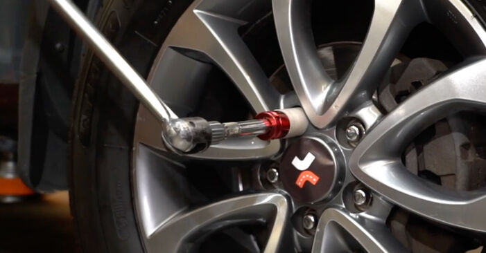 How to change Poly V-Belt on Nissan Primera P12 Hatchback 2002 - free PDF and video manuals