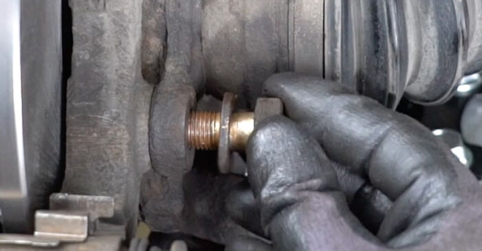 Wie schmierig ist es, selber zu reparieren: Bremsscheiben beim Nissan Maxima QX A33 2.0 V6 24V 2000 wechseln – Downloaden Sie sich Bildanleitungen