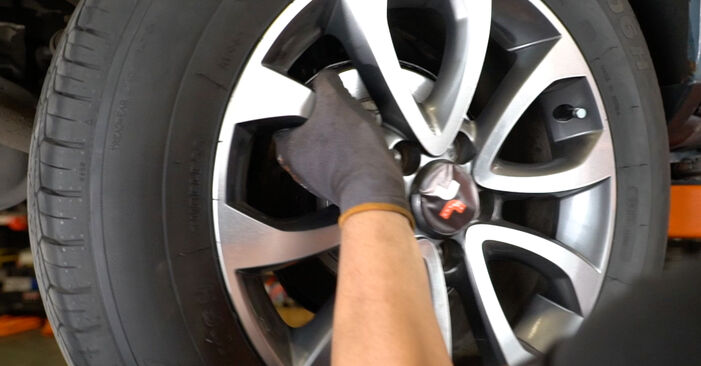 Changing Brake Discs on NISSAN JUKE (F15) 1.6 DIG-T 4x4 2013 by yourself