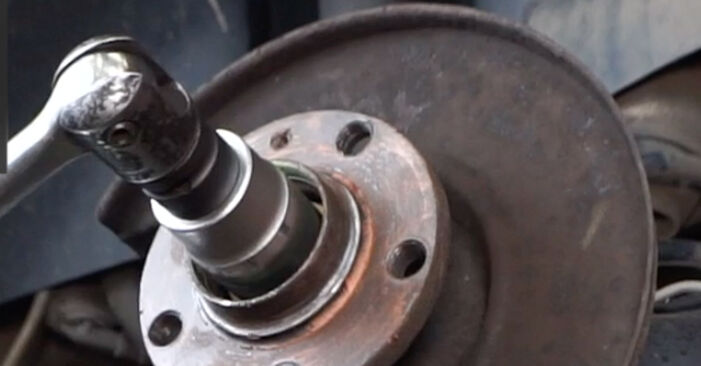 How to remove VW BORA 2.8 V6 4motion 2003 Wheel Bearing - online easy-to-follow instructions