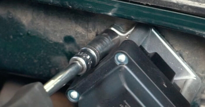 VW PASSAT 1995 Запалителна бобина стъпка по стъпка наръчник за смяна
