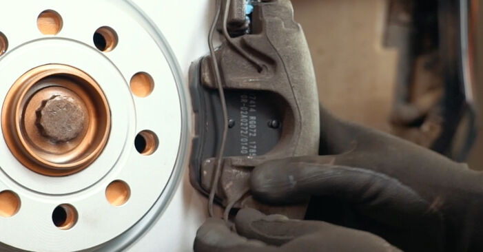How to remove AUDI TT 2.0 TDI quattro 2010 Brake Pads - online easy-to-follow instructions