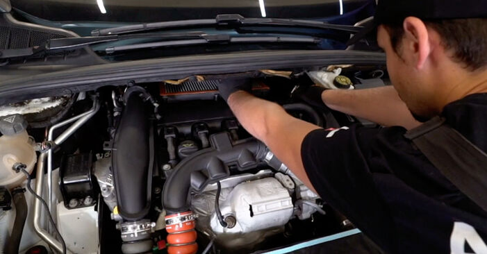 Jak wymienić Filtr powietrza w CITROËN C4 II Hatchback 1.6 BlueHDi 100 2014: pobierz instrukcje PDF i instrukcje wideo