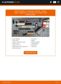 Comment effectuer un remplacement de Roulement de roue 1.4 16V Skoda Fabia 6y5