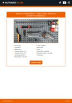 Vodič PDF po korakih za menjavo AUDI A2 (8Z0) Blazilnik