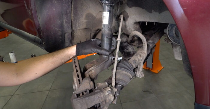 How to change Shock Absorber on SEAT Toledo II Saloon (1M2) 2001 - tips and tricks