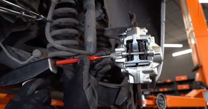 Changing of Brake Calipers on CLK C209 2002 won't be an issue if you follow this illustrated step-by-step guide