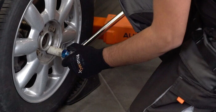 Changing of Brake Pads on Mini r52 2004 won't be an issue if you follow this illustrated step-by-step guide