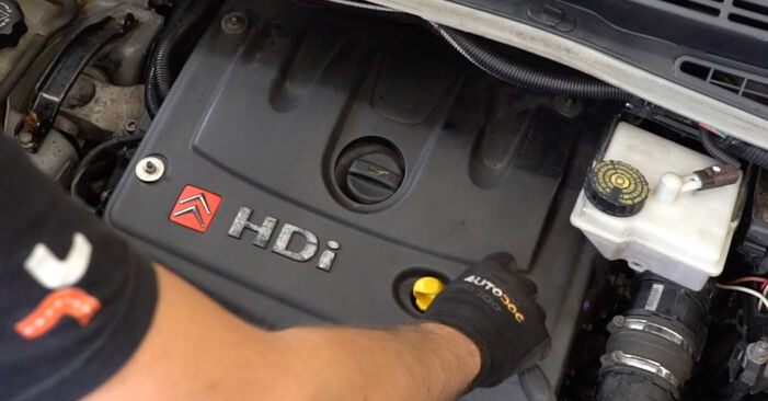 Смяна на Peugeot 206 SW 2.0 HDi 2004 Горивен филтър: безплатни наръчници за ремонт