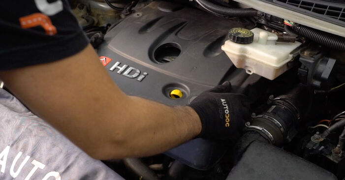 Cómo reemplazar Filtro de Combustible en un PEUGEOT 406 Coupé (8C) 2.2 HDI 1998 - manuales paso a paso y guías en video
