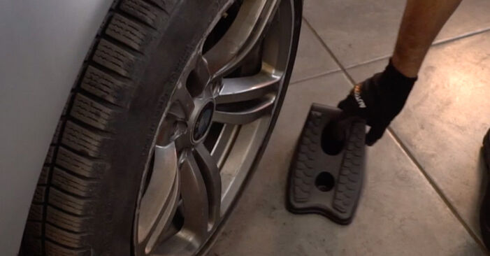Changing of Brake Pads on BMW E86 2006 won't be an issue if you follow this illustrated step-by-step guide