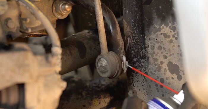 How to remove AUDI A2 1.4 2004 Anti Roll Bar Links - online easy-to-follow instructions