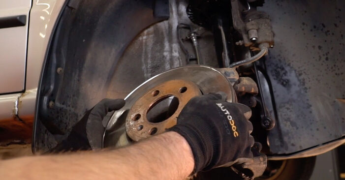 VW POLO Bremseskiver gør-det-selv udskiftnings værksted manual