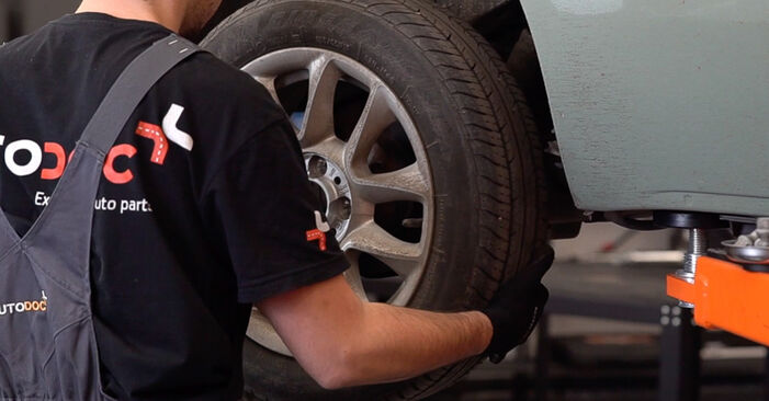 Changing Brake Discs on ABARTH 500 / 595 / 695 Hatchback (312_) 1.4 (312.AXY11, 312.AXY1A) 2011 by yourself