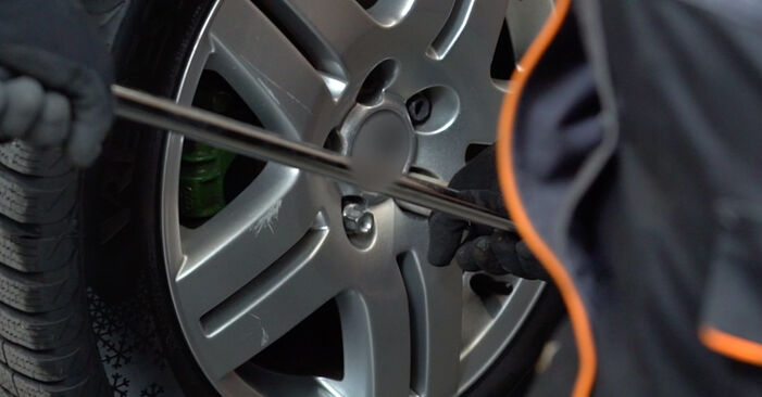 Hvordan skifte Bremsecaliper på Seat Ibiza 6j Stasjonsvogn 2010 – gratis PDF- og videoveiledninger