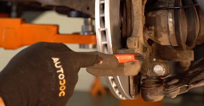 Replacing Brake Pads on Opel Meriva B 2012 1.4 (75) by yourself