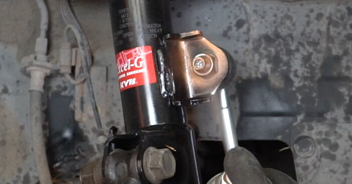 How to change Shock Absorber on Toyota Auris Estate 2013 - free PDF and video manuals