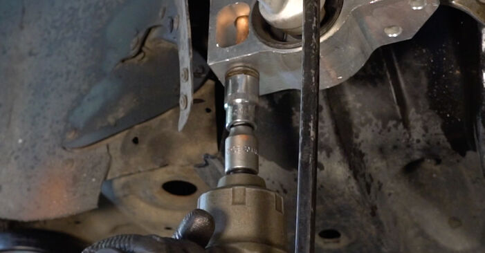 Ako odstrániť VW PASSAT 1.4 TSI 2014 Rameno Zavesenia Kolies - online jednoduché inštrukcie