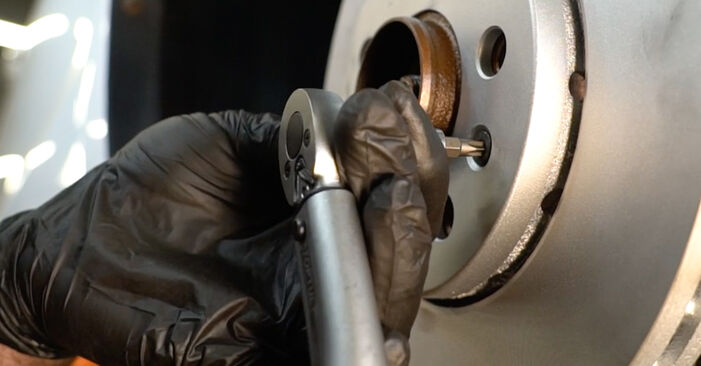 Changing Brake Discs on SKODA Rapid Saloon (NA2) 1.0 TSI 2014 by yourself