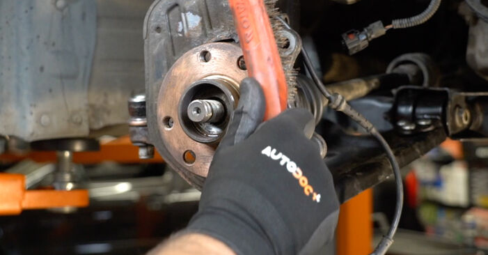 Corsa C Van (X01) 1.2 (F08, W5L) 2011 Wheel Bearing DIY replacement workshop manual