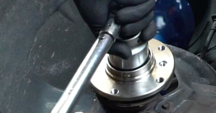 How to remove BMW 7 SERIES 740 i, iL V8 1990 Wheel Bearing - online easy-to-follow instructions