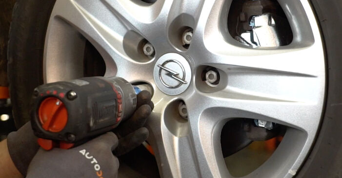 Changing of Shock Absorber on Zafira C P12 2011 won't be an issue if you follow this illustrated step-by-step guide