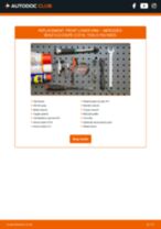 DIY MERCEDES-BENZ change Suspension compressor - online manual pdf