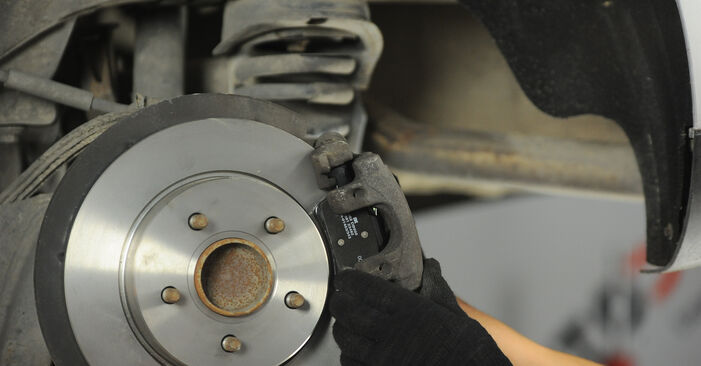 DIY replacement of Brake Pads on FORD FOCUS II Convertible 1.6 2010 is not an issue anymore with our step-by-step tutorial