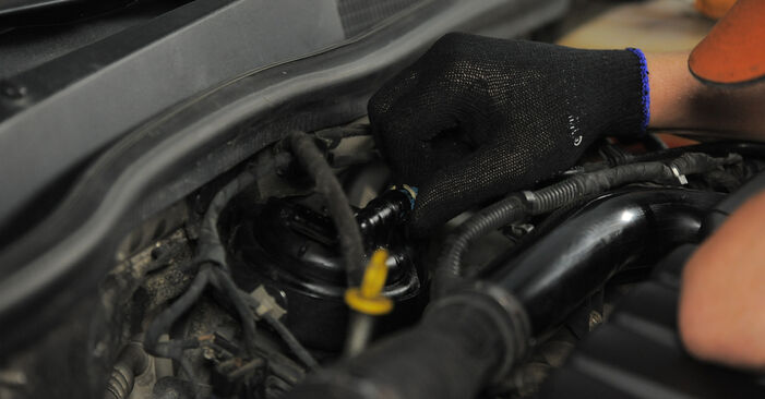 Brandstoffilter zelf wisselen Opel Astra H TwinTop 2009 1.9 CDTi (L67)