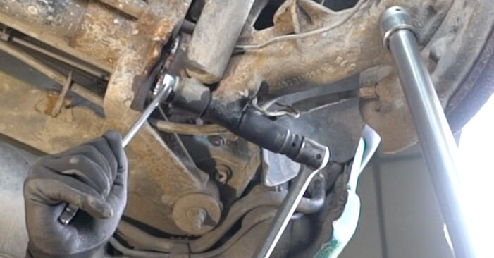 Wie kompliziert ist es, selbst zu reparieren: Stoßdämpfer am Peugeot Partner Kastenwagen 1.1 2002 ersetzen – Laden Sie sich illustrierte Wegleitungen herunter