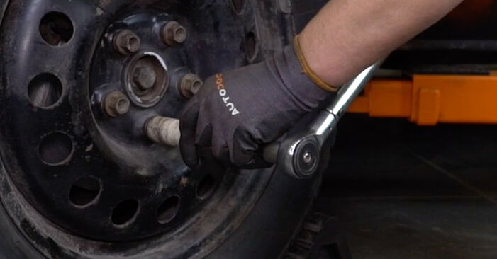 Trinn-for-trinn anbefalinger for hvordan du kan bytte SEAT Alhambra 7M 2009 1.8 T 20V Bremseskiver selv
