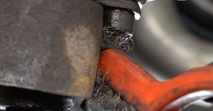 Wie schmierig ist es, selber zu reparieren: Radlager beim SEAT Alhambra 7M 1.9 TDI 2002 wechseln – Downloaden Sie sich Bildanleitungen