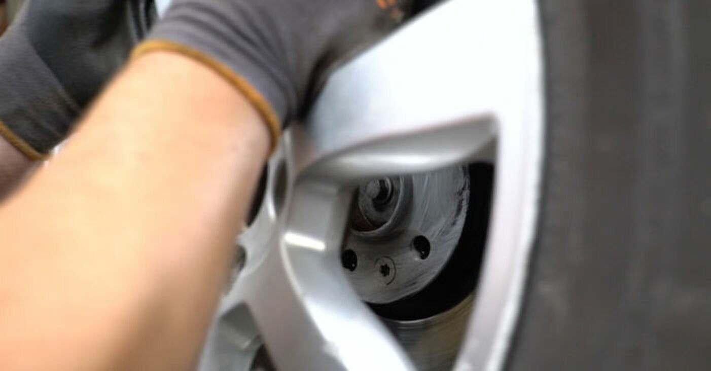 How to change front wheel bearing on VOLVO S60 II (134) replacement guide