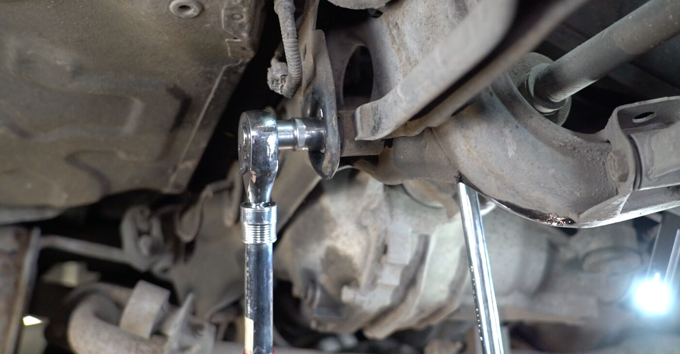 Mounting axle bracket replacement on your car: free workshop manuals