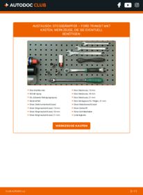 Wie der Wechsel ausgeführt wird: Stoßdämpfer 2.2 TDCi Ford Transit Mk6 Kastenwagen