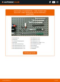 Wie der Wechsel ausgeführt wird: Stoßdämpfer 2.2 TDCi Ford Transit Mk6 Bus